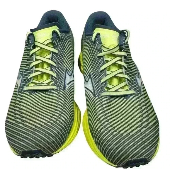 Mizuno Women’s Wave Rebellion Neo Lime Wave Rider 25 Running Shoe Size 8 - Picture 2 of 9